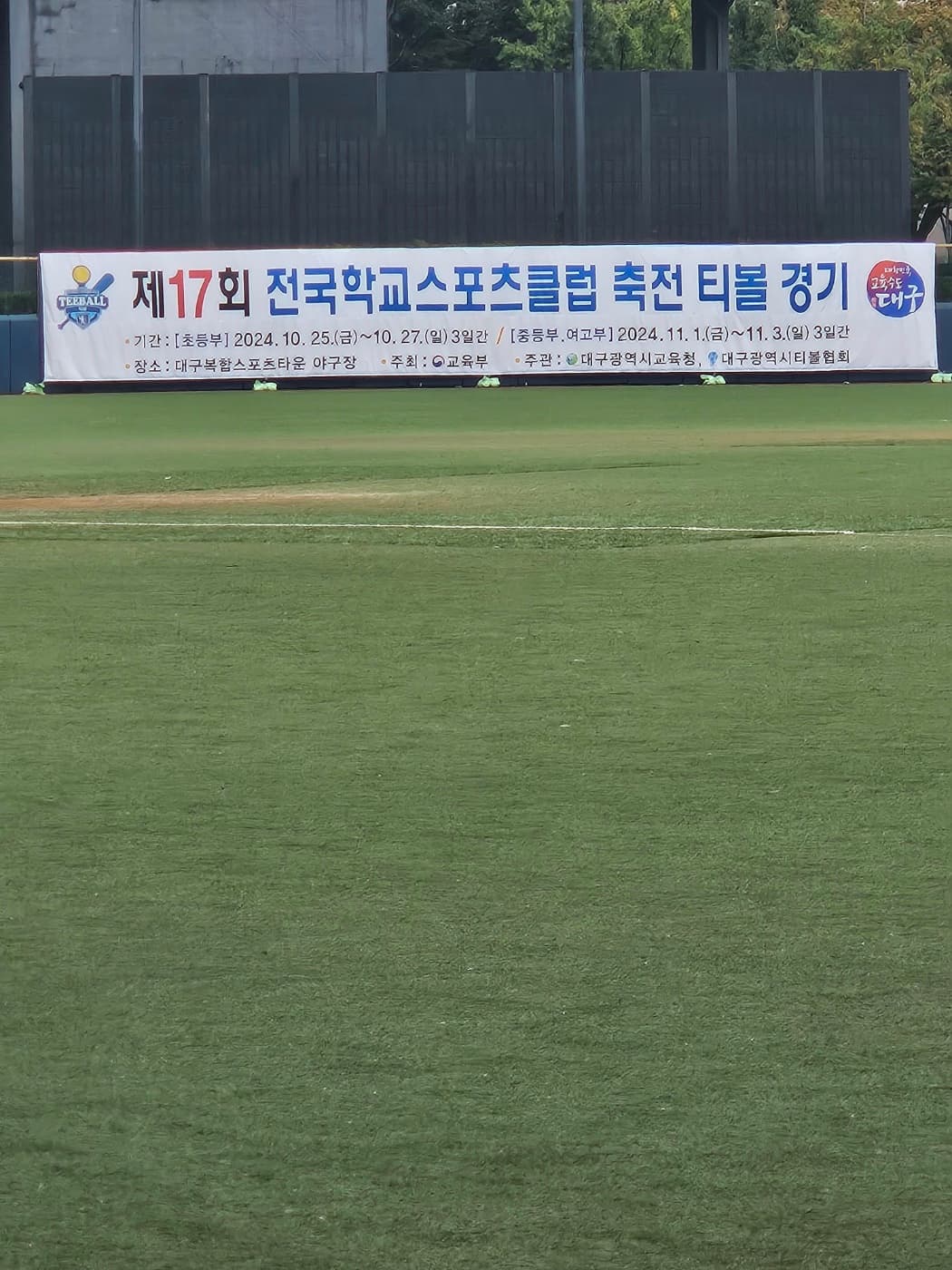 제17회 전국학교스포츠클럽 축전 티볼 경기 의료지원